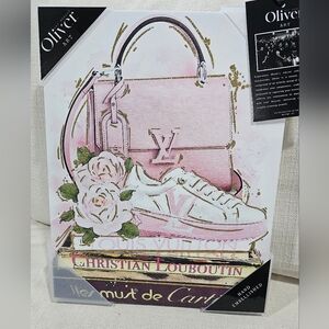 NWT Art Remedy Luxury Art: LV Sneaker